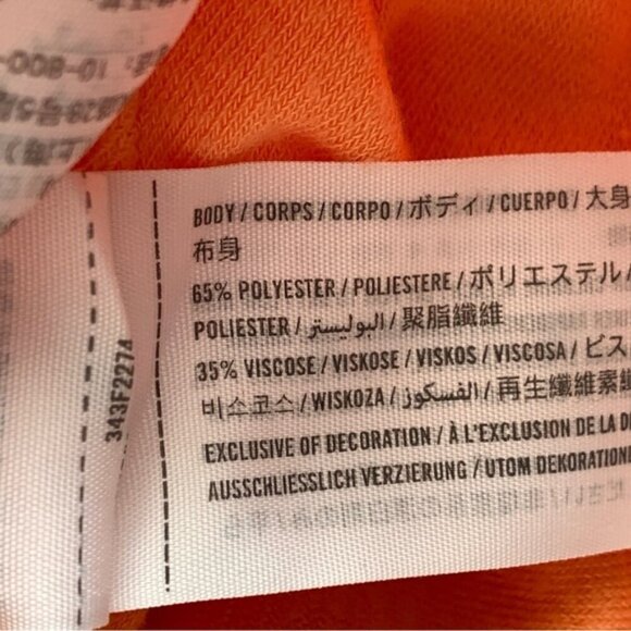 Hollister Orange Terry Skirt - Picture 8 of 8